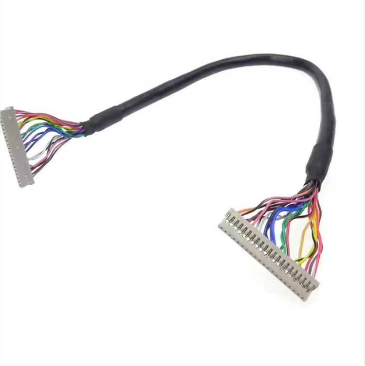 20 cabo da exposição do Pin  DF19G-20S-1C BLD2-20 1.0mm Lvds 2 a Pin Jst Sh1.0 das fileiras 2*10