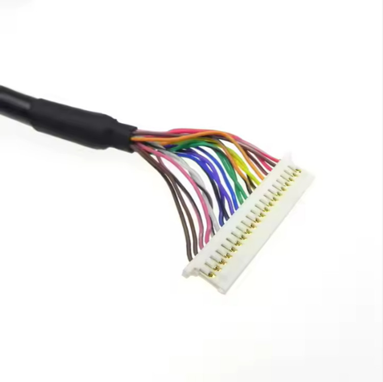 20 cabo da exposição do Pin  DF19G-20S-1C BLD2-20 1.0mm Lvds 2 a Pin Jst Sh1.0 das fileiras 2*10