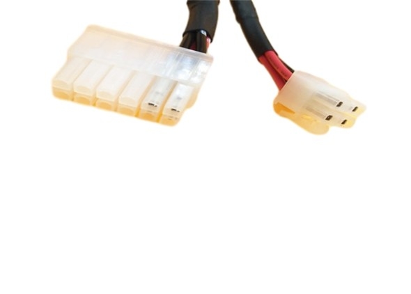 39-01-2120 4.2mm lançam 12pin Molex ao chicote de fios branco do fio de 4pin 43025-0400 3.0mm com trança