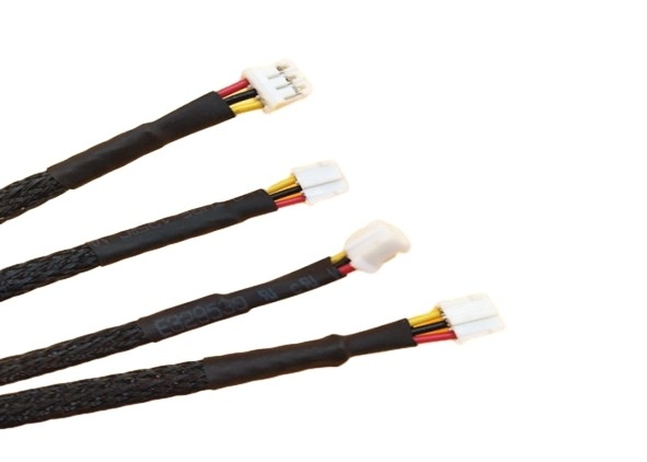 o micro preto do conector de 2*2p Molex 43025 coube o passo de 3.0mm a 3pin Jst - chicote de fios do fio de Ph2.0 26awg