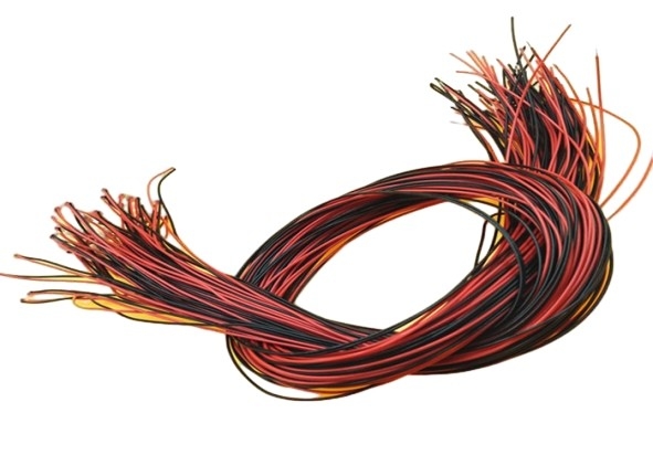 cabo mini micro 1,0 2 Sh de 500mm Jst - conector do Pin Jst do Pin 2 com os cabos de fios a 3mm estanhados