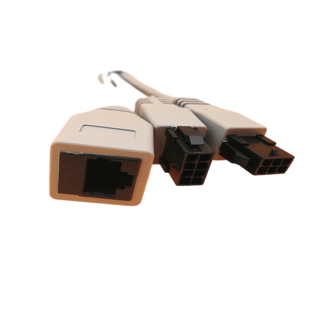 Conjuntos de cabo feitos sob encomenda de Molex43025-2400 3.0mm a Pin 6 fêmea do soquete RJ45 Molex 4.2mm
