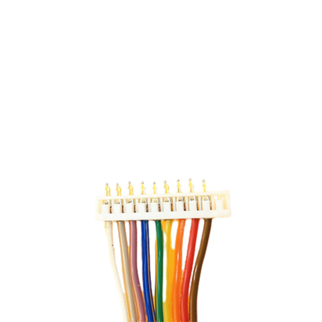 Cabo de fita liso eletrônico do arco-íris, cabo liso do conector do conector do passo de 2.0mm