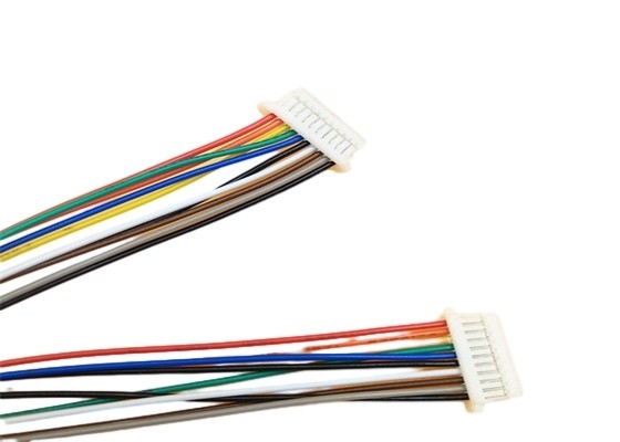 Do chicote de fios feito sob encomenda do fio do orador soquete Sh da fêmea do receptáculo do passo do Pin 1.0mm de Jst 10 micro
