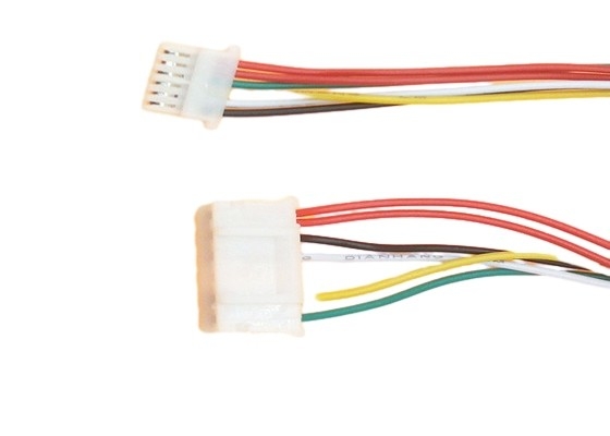O passo de alta qualidade de JST RAP 5pin 2.0mm ao passo de SHLP 6pin 1.0mm com 28AGW prende o chicote de fios