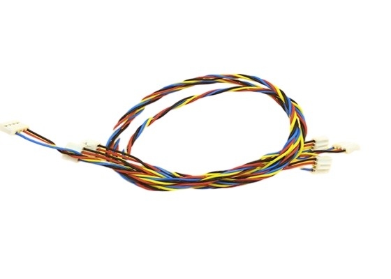 24AWG FEP torceu o chicote de fios feito sob encomenda do fio com protetor/tipo 30 V de Unshield