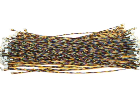 24AWG FEP torceu o chicote de fios feito sob encomenda do fio com protetor/tipo 30 V de Unshield