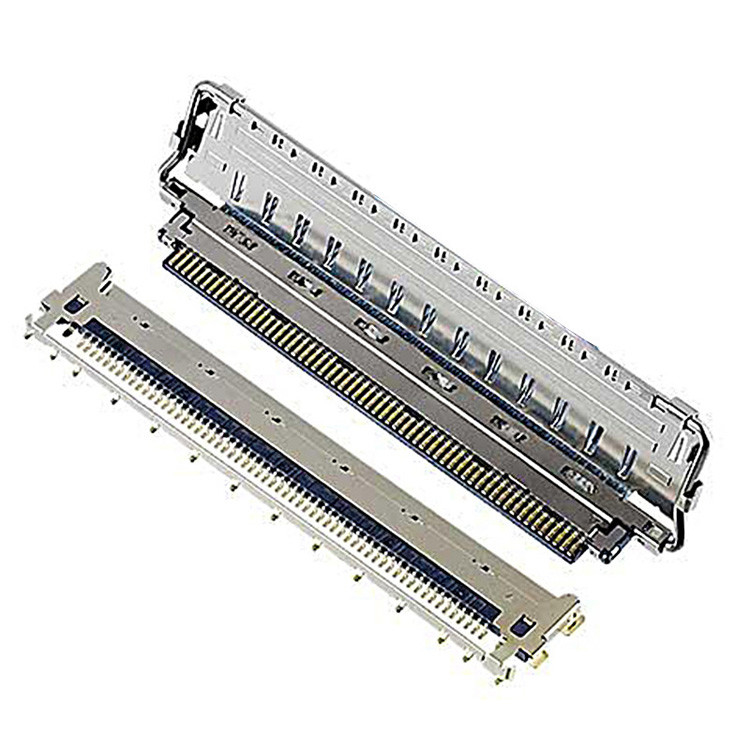 Mellanox CABLINE-CA II PLUS Conector micro-coaxial com tipo de acoplamento horizontal, 0,4 mm pitch, 20680 20788 20789 20790