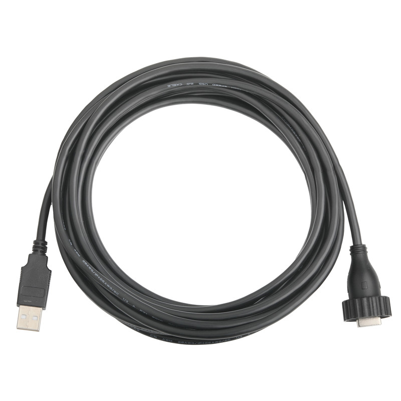USB2.0 Tipo A macho Tipo M Interface à prova d'água para USB2.0 Cabo de conexão de dados industrial fixo Cabo para veículo