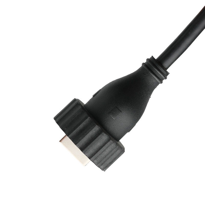 USB2.0 Tipo A macho Tipo M Interface à prova d'água para USB2.0 Cabo de conexão de dados industrial fixo Cabo para veículo
