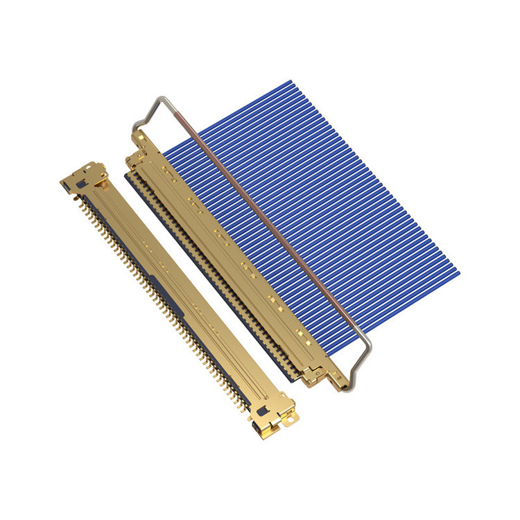 CABLINE-VS 20453-250T-03S Conector micro-coaxial de 50 pinos com um passo de 0,5 mm, com um tipo de acoplamento horizontal