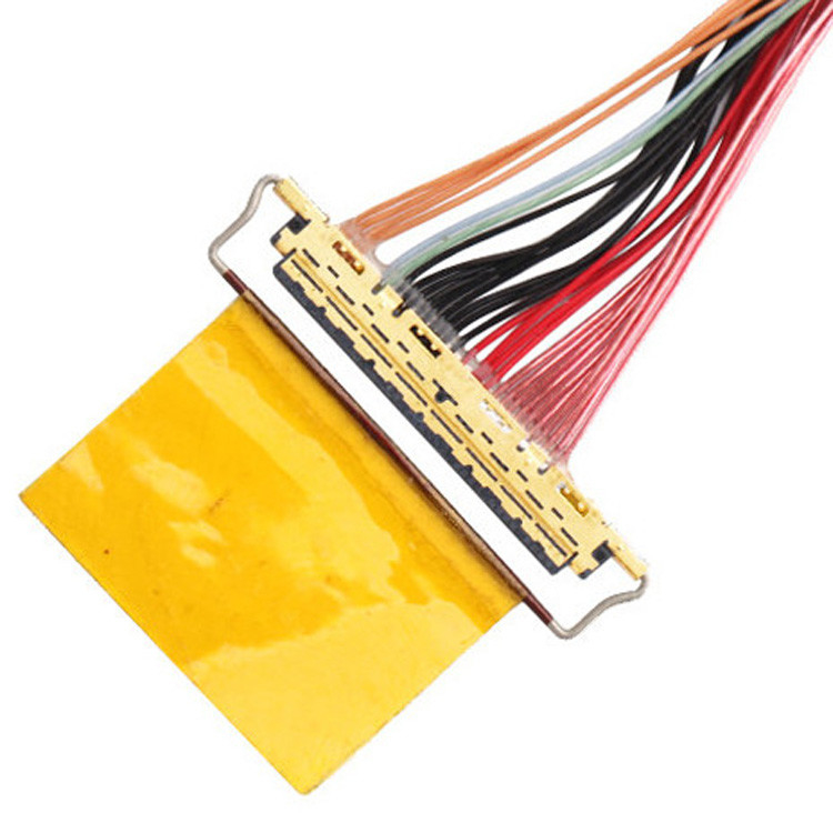 Fábrica 36AWG Lvds Cable Assembly I Pex 20453-240t-01 Para 20453-240t-01 40P 0,4mm Pitch