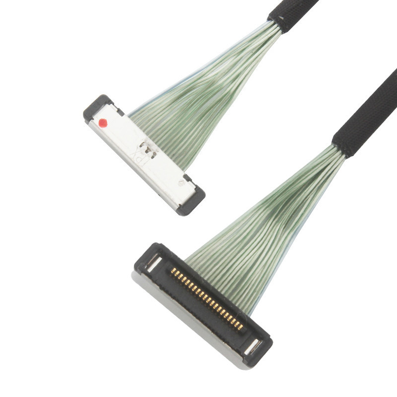 0.4mm Pitch IPEX 20380-R20T-06 Micro Cable Coaxial Lvds conector cabo 20P 0,4mm Pitch