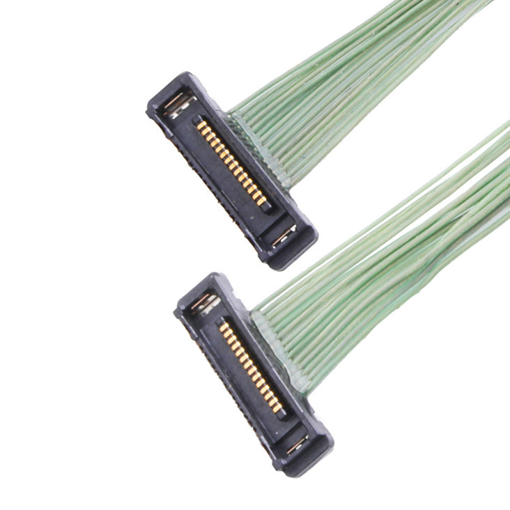 I-Pex Cabline ss 35P Micro Cabo Coaxial 20380-035t-06 Lvds Conector 0,4mm Passo Ângulo Direito