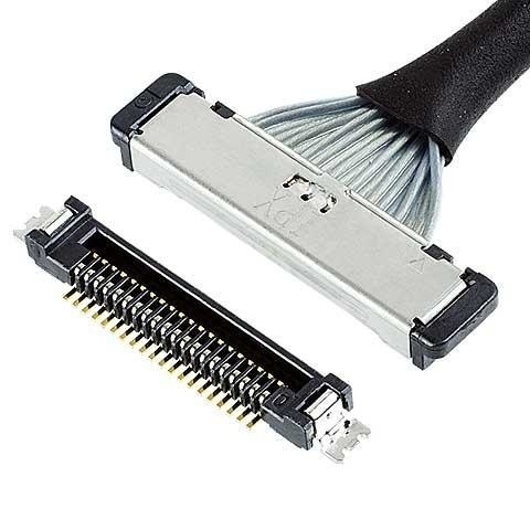 CABLINE Cable Micro Coaxial 20380 50P Conector I-PEX 20380-050T-06 Lvds 0,4mm Pitch