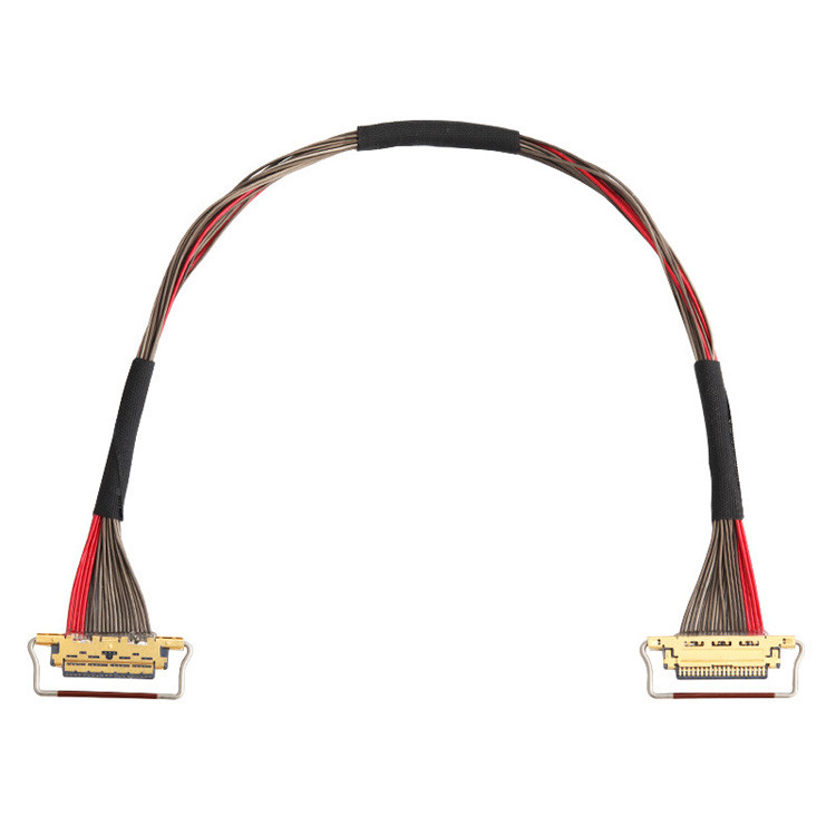Fabrica UL EDP LVDS cabo coaxial I PEX 0,4 mm Pitch 20633-220T-01S 20 pin