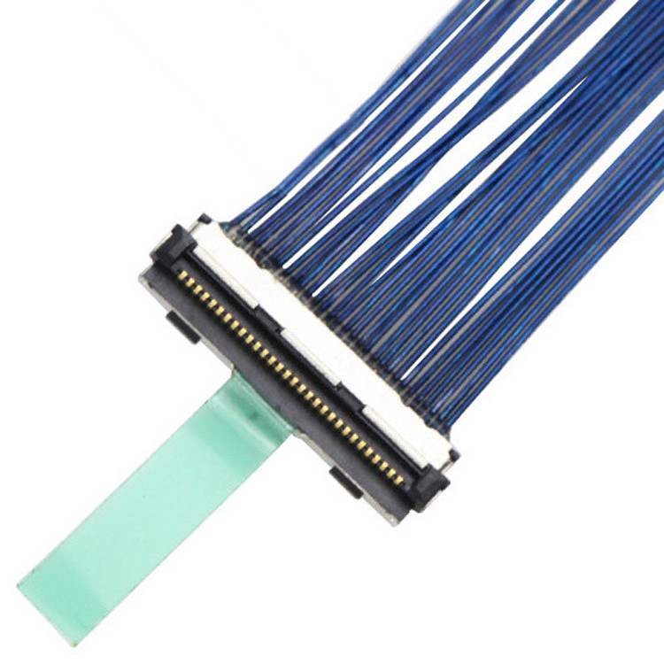 Cabo Micro-Coaxial LVDS de 30 pines com inclinação de 0,5 mm, conector , designado como DF80D-30P-0.5SD