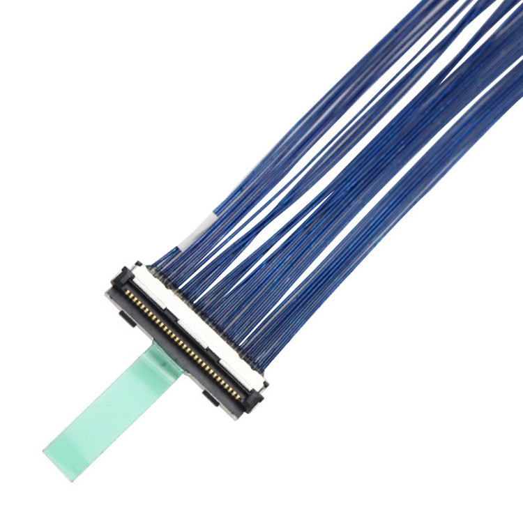Cabo Micro-Coaxial LVDS de 30 pines com inclinação de 0,5 mm, conector , designado como DF80D-30P-0.5SD