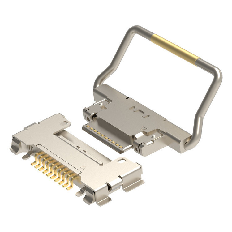 CABLINE-CA 10p 20633-310T-01S Conector Micro-Coaxial Com Bloqueio Mecânico