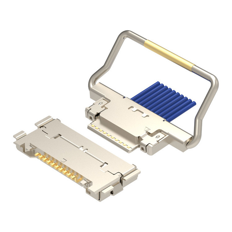 CABLINE-CA 10p 20633-310T-01S Conector Micro-Coaxial Com Bloqueio Mecânico