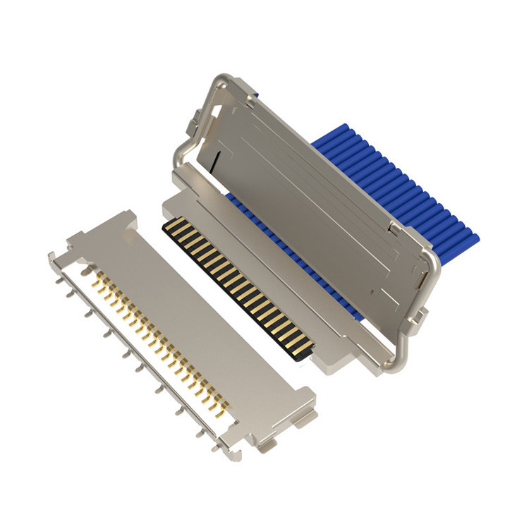 Fabrica CABLINE-VS II 20846-020T-01 0,5 mm Pitch Tipo de acoplamento horizontal Conector micro-coaxial