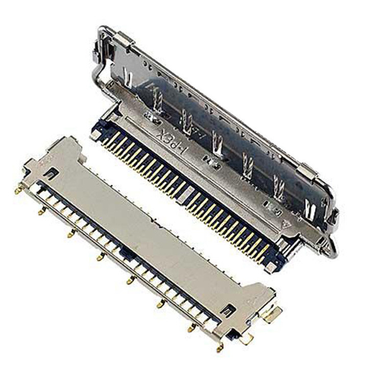 Tipo de acoplamento horizontal Conector micro-coaxial Lvds Conector tipos de 40 pin Lvds Conector 20977-040T 040E 01
