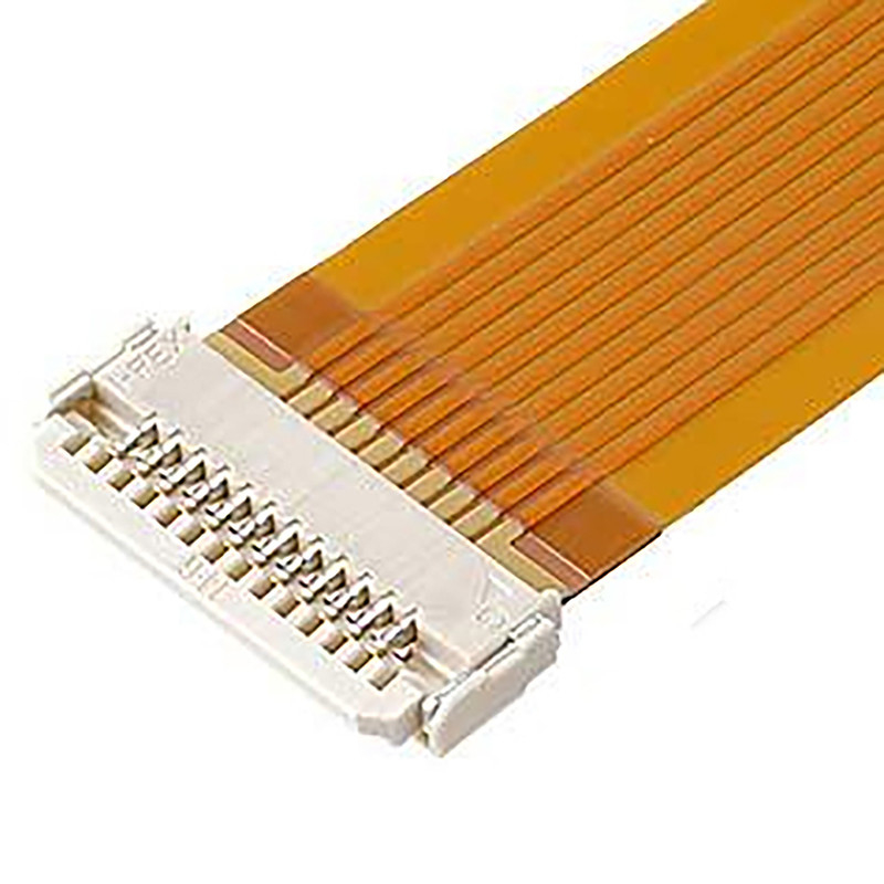 Pin horizontal da tomada 8 do receptáculo do passo DW-5 20598-008T-02 do cabo coaxial 0.5mm de Ipex micro