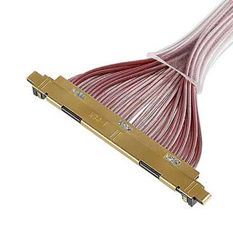 Tipo de acoplamento vertical em ângulo reto Conector micro-coaxial CABLINE-UX II 20531 20532 20533 040T 040E 2799-040 Pitch