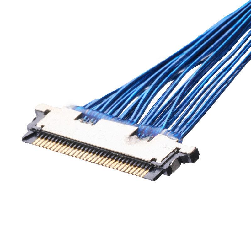 Exposição 25 Pin Circuit Board de I-PEX CABLINE V Mini Coaxial Cable 20345-025T-32R Lvds