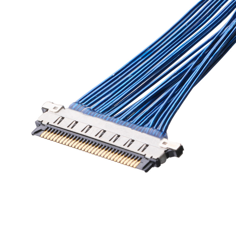 Exposição 25 Pin Circuit Board de I-PEX CABLINE V Mini Coaxial Cable 20345-025T-32R Lvds
