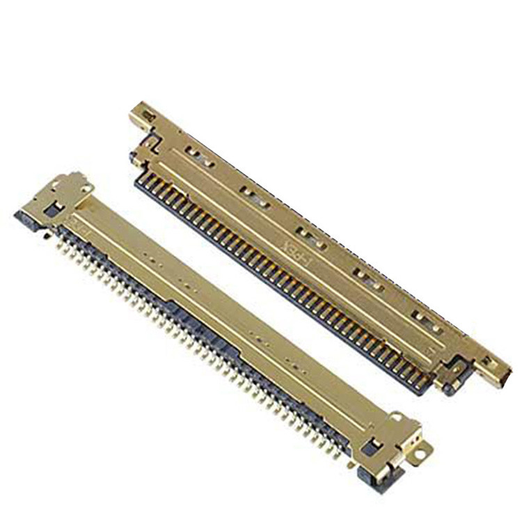 Tipo de acoplamento horizontal Micro-Coaxial CABLINE-VS 20453 20454 20455-240T A40E-76 2574 2576-0402 Cabo coaxial 0,4 mm Pitch