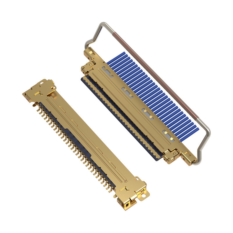 CABLINE-VS 20453-230T-03 passo de 0,5 milímetros, tipo de acoplamento horizontal conector micro-coaxial