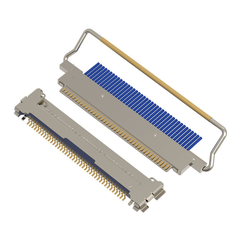CABLINE-CA 20633-240T-01S passo de 0,4 mm, tipo de encaixe horizontal Conector microcoaxial