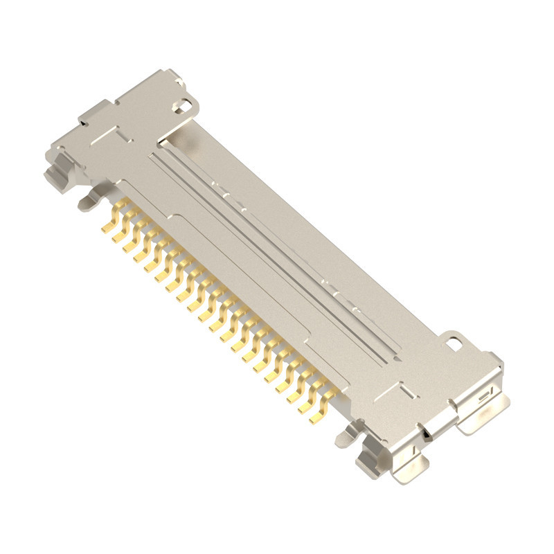 Micro cabo coaxial de CABLINE-CA 20pin 20633-220T-01S passo de 0,4 milímetros, tipo de acoplamento horizontal conector Micro-coaxial