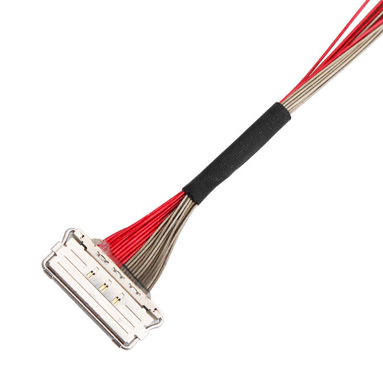Fabrica Custom I-PEX 20679-020T-01 0,4mm Pitch 20 Pin LVDS cabo coaxial 220mm