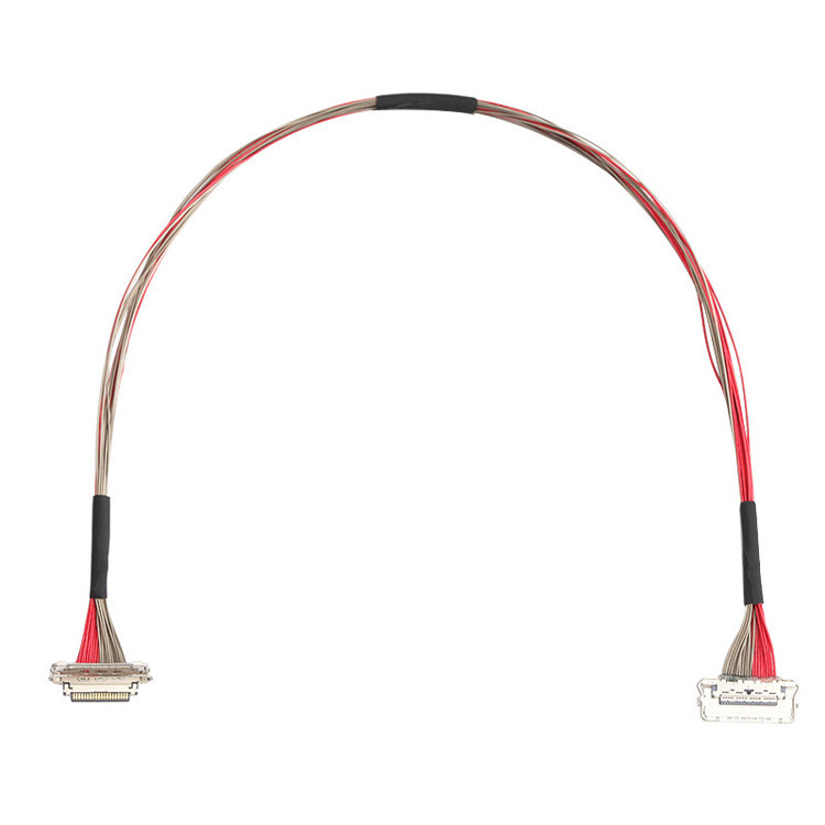 Fabrica Custom I-PEX 20679-020T-01 0,4mm Pitch 20 Pin LVDS cabo coaxial 220mm