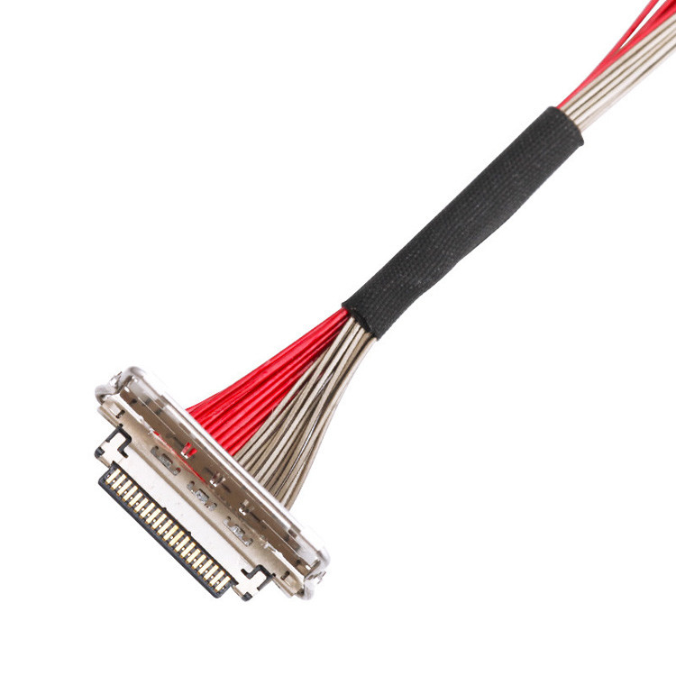 Fabrica Custom I-PEX 20679-020T-01 0,4mm Pitch 20 Pin LVDS cabo coaxial 220mm