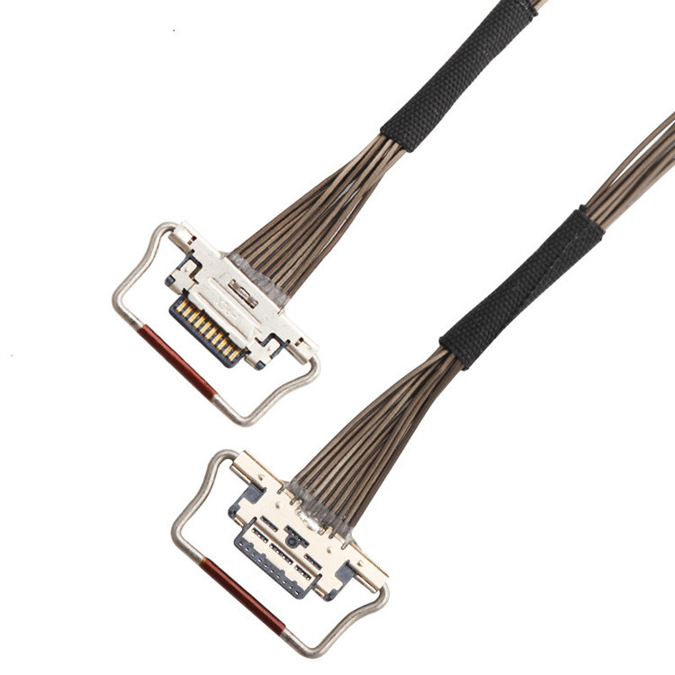 10 pin EDP I-PEX cabo LVDS coaxial 0,4 mm Pitch 20633-310T-01S 38AWG
