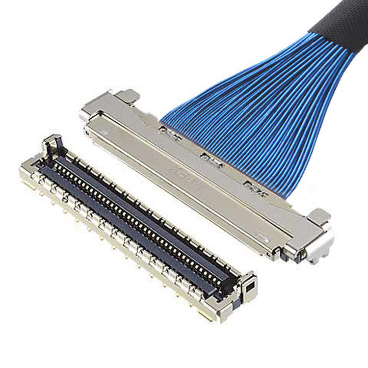Cable LVDS Micro Coaxial com blindagem EMC e bloqueio mecânico IPEX MICRO COAX CABLE 30P CABLINE-UM 20878-030T-01