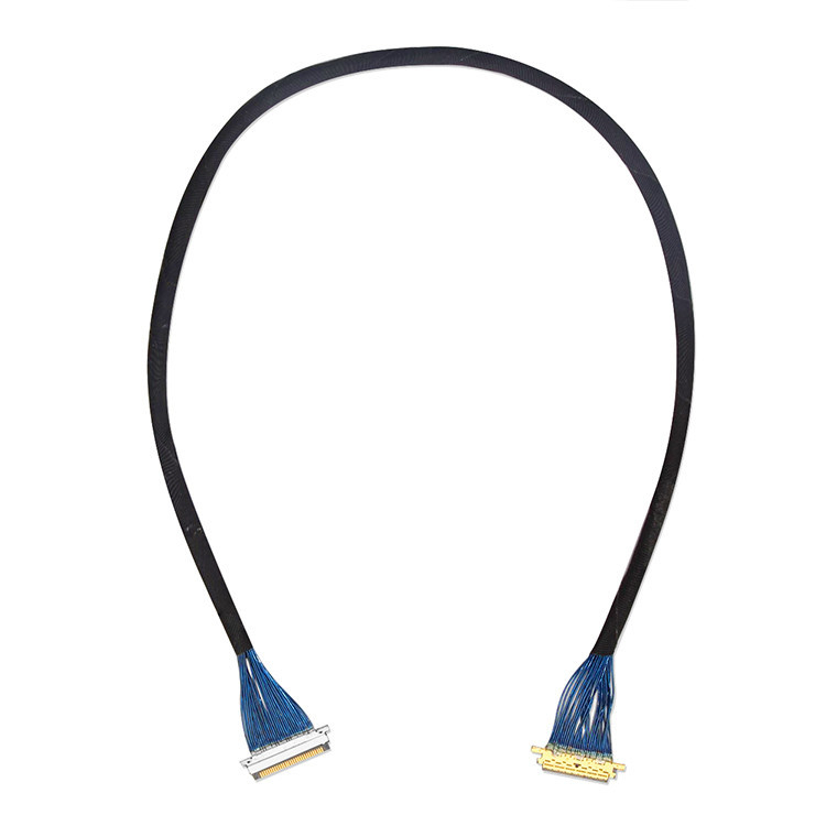 PEX 0,4 mm 30p LVDS Micro cabo coaxial CBL 20472-030T-10R Lvds conector de exibição