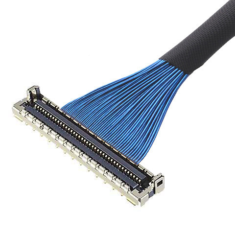 Cabo Micro Coaxial Ipex 60P Cabline-Um 20878-060t-01 Peças de plugue receptáculo Tampa de bloqueio da caixa do invólucro