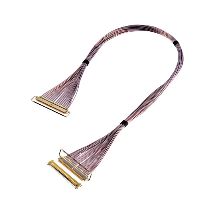 CABLINE-CAP 64 Gbps PAM4 81863-100B-01 50P 0,4 mm Pitch Tipo de acoplamento horizontal Micro-coaxial