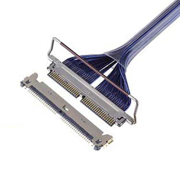 Hd Cabline-Cal Micro-Coaxial Cable 30P 20728 20777-030t-01 0,4 mm Pitch Tipo de acoplamento horizontal Conector micro-coaxial