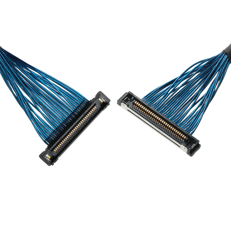 0.4mm Pitch Conector de cabo coaxial ROHS IPEX Micro cabo coaxial 20380-R30T-06 para 20345-30T-32R