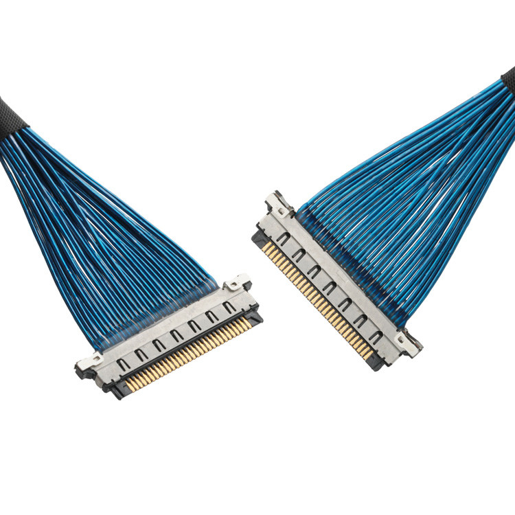 0.4mm Pitch Conector de cabo coaxial ROHS IPEX Micro cabo coaxial 20380-R30T-06 para 20345-30T-32R