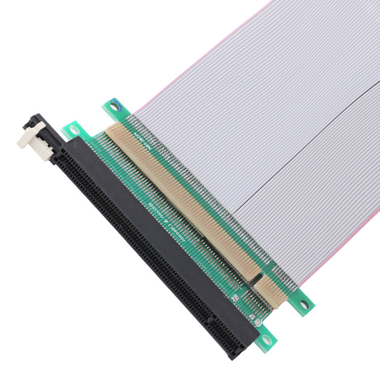Cable de extensão de cartão gráfico PCIE para máquinas de mineração PCB cabo coaxial extremamente fino