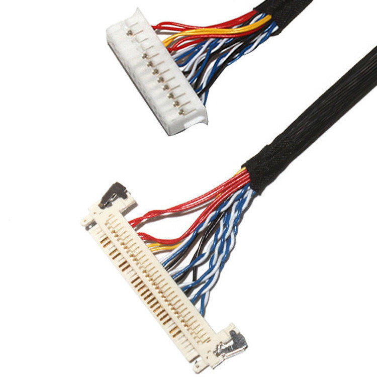 OEM/ODM Personalizar comprimento 2,0 mm Pitch LVDS Cable Assembly 30 pin IPEX DF11-24DS-2C Para FI-X3OHL