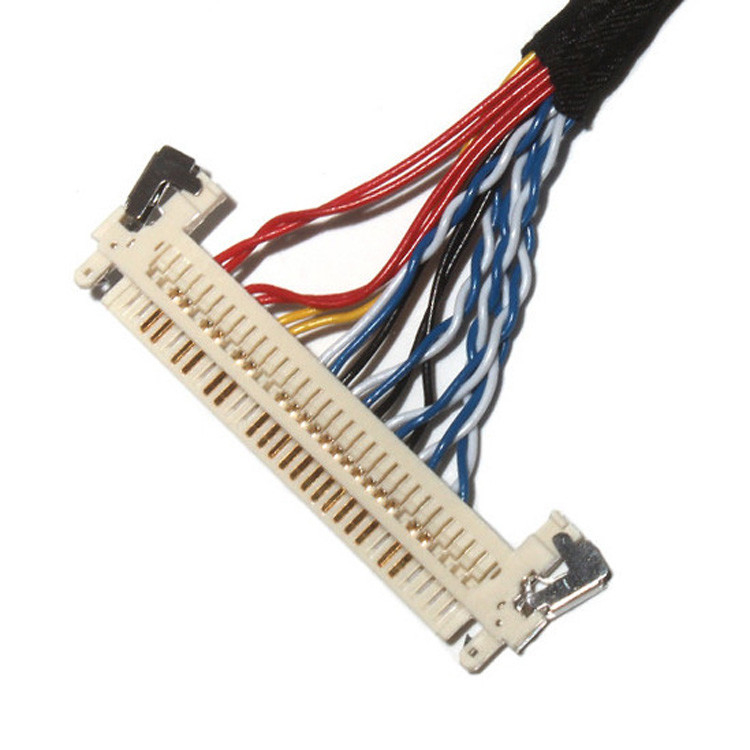 OEM/ODM Personalizar comprimento 2,0 mm Pitch LVDS Cable Assembly 30 pin IPEX DF11-24DS-2C Para FI-X3OHL