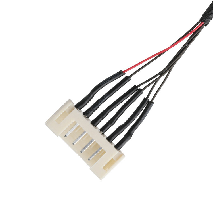 Cabos de combinação personalizados dos cabos de exibição LED JST B6B-PH-K-S-6P para o conector de exibição LVDS JST 0.8-6P