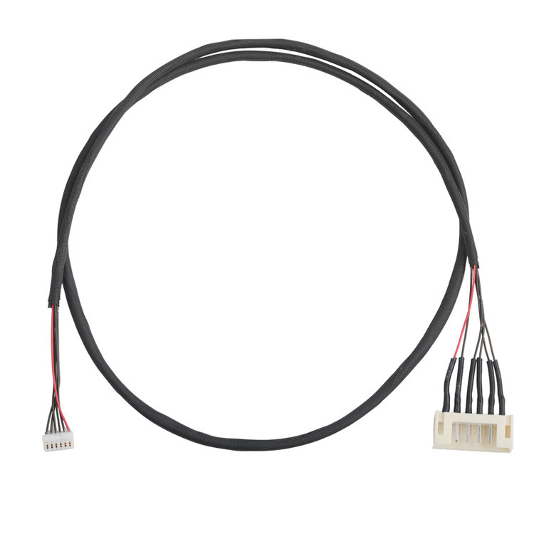 Cabos de combinação personalizados dos cabos de exibição LED JST B6B-PH-K-S-6P para o conector de exibição LVDS JST 0.8-6P